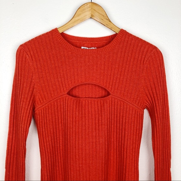 FRAME Cutout Ribbed Sweater - Picture 3 of 8